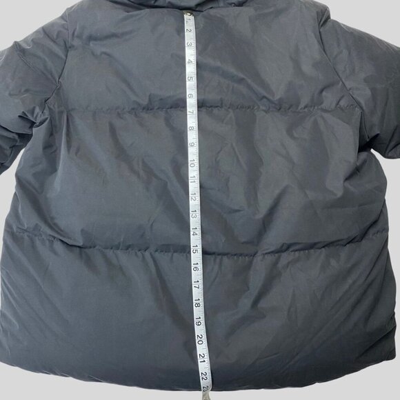 SWEATY BETTY Cocoon Down Wrap Short Jacket Black Size M - Picture 10 of 10